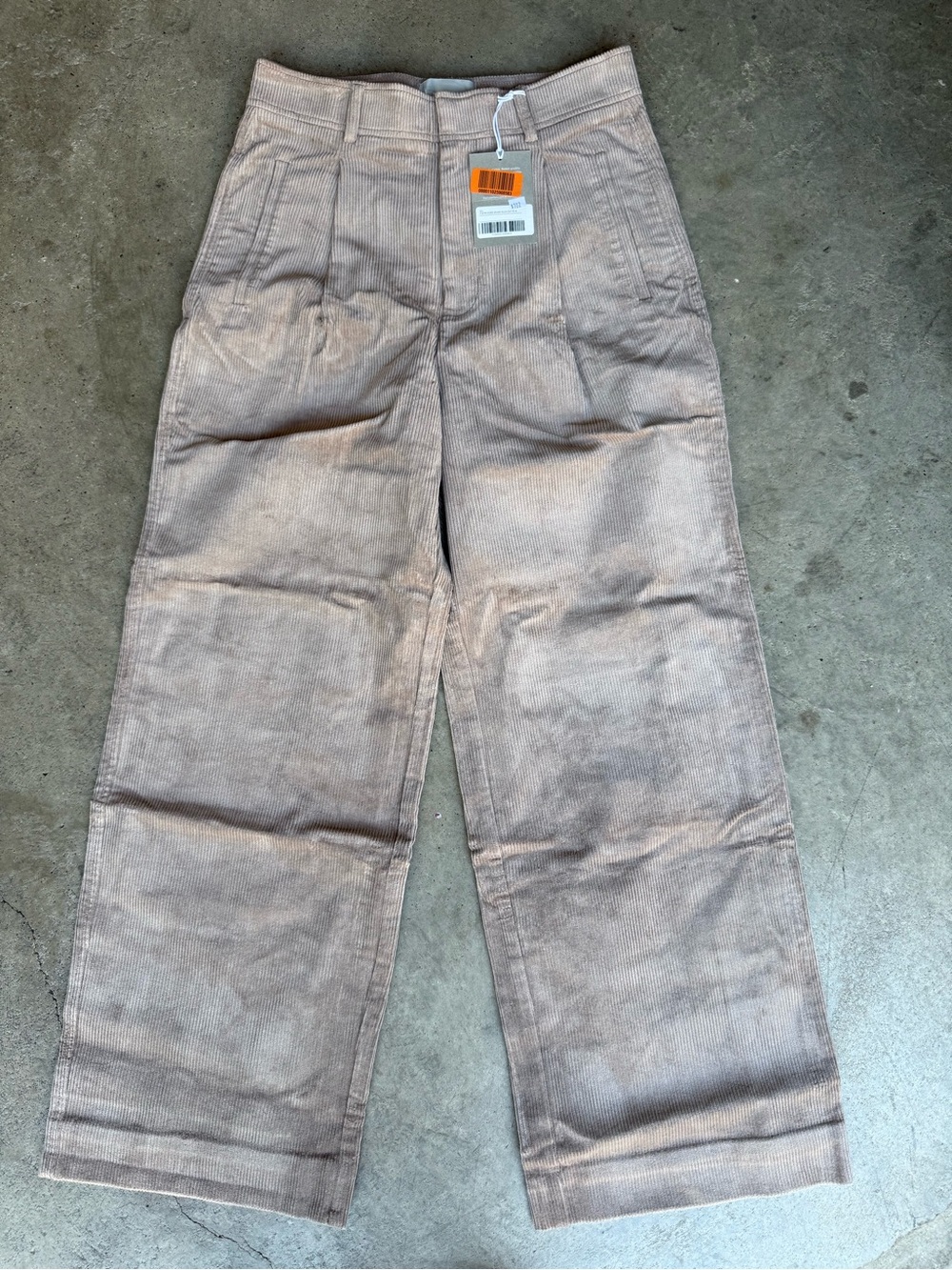 Everlane Corduroy Way High Drape Pants in Light Taupe